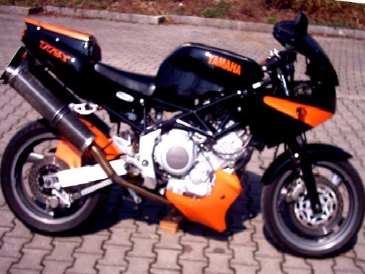 Yamaha TRX 850Heck  Höherlegung RAC bikefarmMV