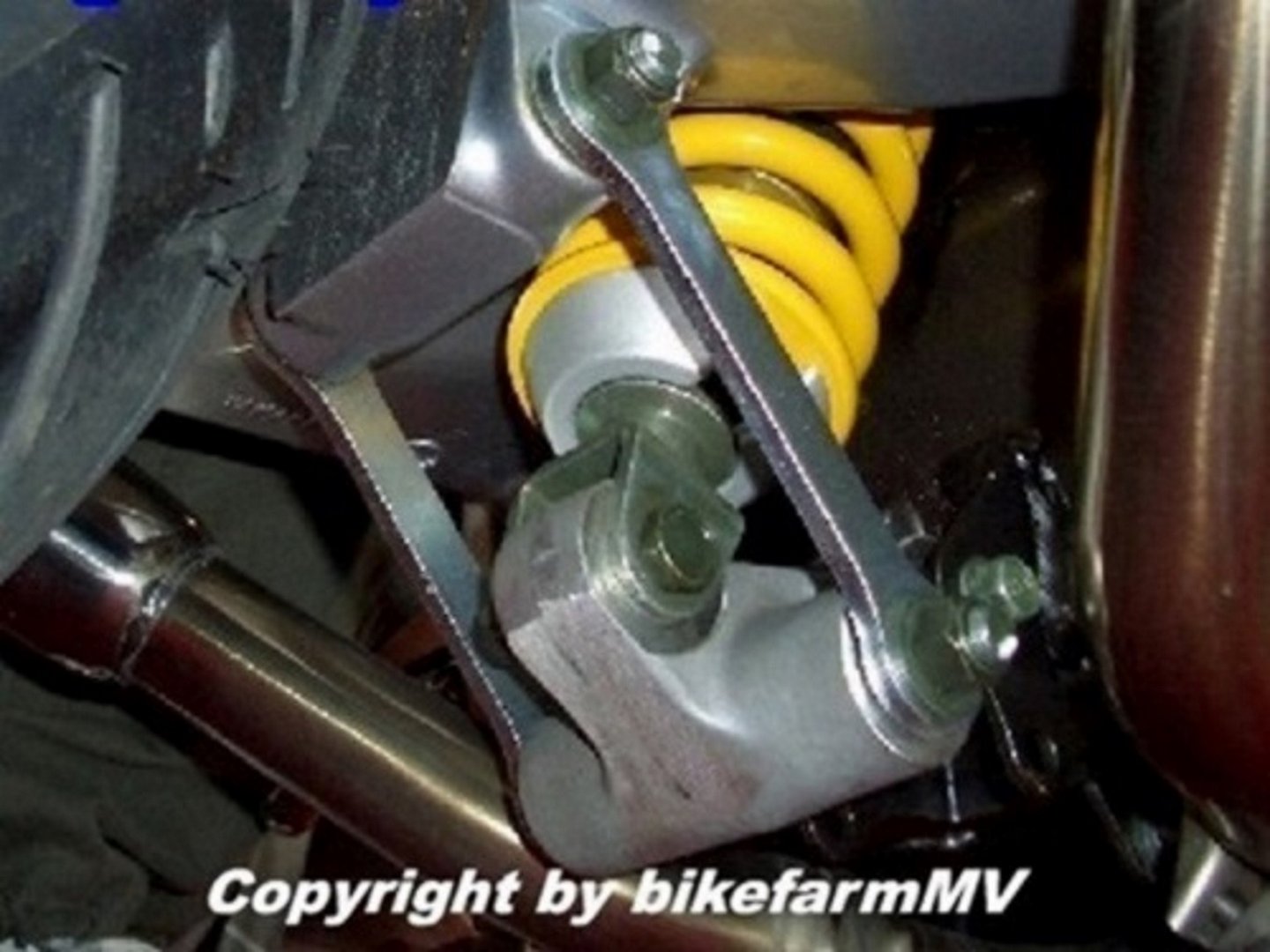 Hecktieferlegung Yamaha GTS 1000-35mm Tieferlegung bikefarmMV Lowering Kit RAC 