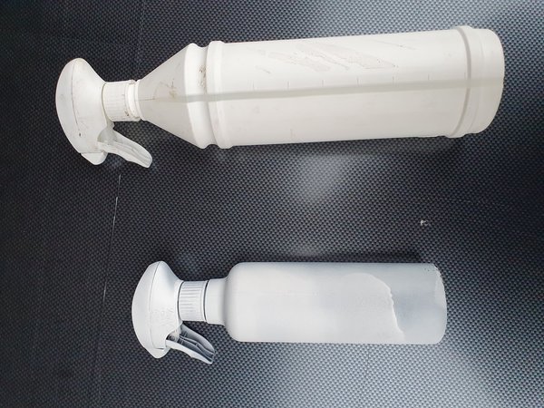 BMV XL set plastic outside high gloss / pre-cleaner 1000ml + finish 400ml pump bottles